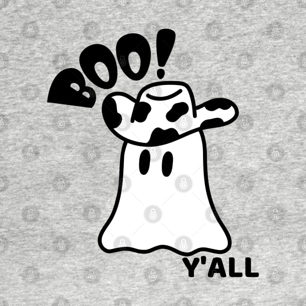 Country Ghost - Boo Y'all by SiebergGiftsLLC